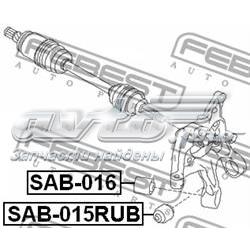 Compre SAB015RUB Febest Bloco silencioso do pino de apoio traseiro