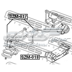 1161065J03000 Suzuki Coxim (suporte) esquerdo/direito de motor