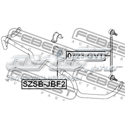 Bucha de estabilizador dianteiro 4241265J02 Suzuki
