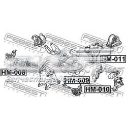 Compre HM010 Febest Coxim (suporte) esquerdo de motor