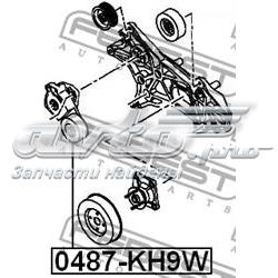 Compre 0487KH9W Febest Rolo de reguladora de tensão da correia de transmissão