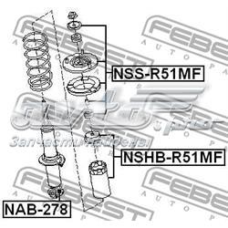 Compre NSHBR51MF Febest Bota de proteção de amortecedor dianteiro