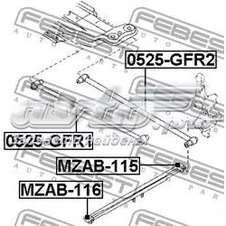 Compre MZAB116 Febest Bloco silencioso dianteiro de braço oscilante traseiro longitudinal