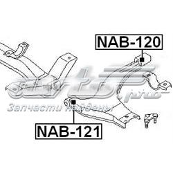 Compre NAB121 Febest Bloco silencioso dianteiro do braço oscilante inferior