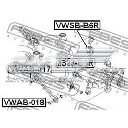 Compre 06604 Metalcaucho Bloco silencioso interno traseiro de braço oscilante transversal