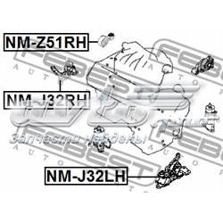 NMJ32RH Febest Coxim (suporte) direito de motor