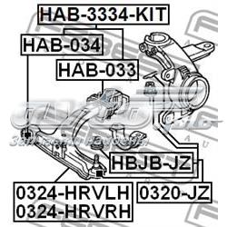 Braço oscilante inferior esquerdo de suspensão dianteira Honda 51360S2H013