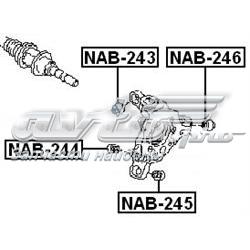 Bloco silencioso do pino de apoio traseiro Febest NAB245 preço, a partir de 9,78 USD