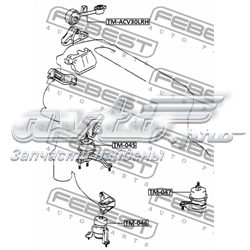 Compre 54058 Metalcaucho Coxim (suporte) dianteiro de motor