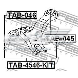 Bloco silencioso dianteiro do braço oscilante inferior TAB4546KIT Febest