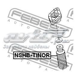 Pára-choque (grade de proteção) de amortecedor traseiro + bota de proteção 552402F002 Nissan/Infiniti