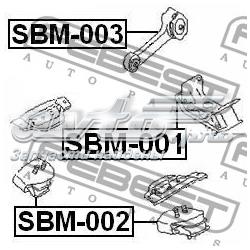 Coxim (suporte) esquerdo/direito de motor SBM002 Febest