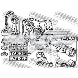 Consola (travessa) esquerda de redutor dianteiro Febest TAB331 preço, a partir de 22,12 USD