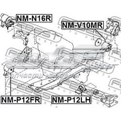 Compre NMP12LH Febest Coxim (suporte) esquerdo de motor