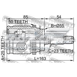 Compre 42330S0E306 Honda Junta homocinética externa dianteira