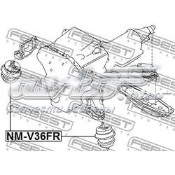 Coxim (suporte) esquerdo/direito de motor NMV36FR Febest