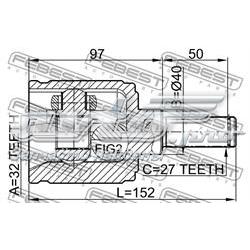 Compre 44310SK7J12 Honda Junta homocinética interna dianteira esquerda