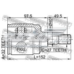 Junta homocinética interna dianteira direita Honda 44310S10A00 preço, a partir de 61,09 USD