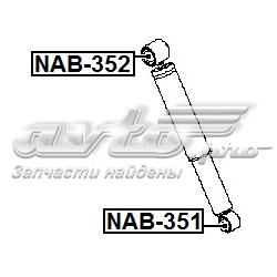 Compre NAB352 Febest Bloco silencioso de amortecedor traseiro