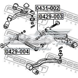 Arruela de parafuso de fixação de braço oscilante dianteiro inferior Mitsubishi MB430154 preço, a partir de 6,05 USD