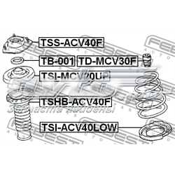 4815706090 Toyota Bota de proteção de amortecedor dianteiro
