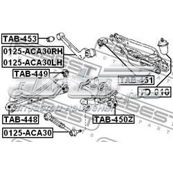 Compre TAB453 Febest Bloco silencioso interno traseiro de braço oscilante transversal