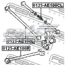 Compre 0125AE100L Febest Barra transversal de suspensão traseira