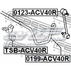 Bucha de estabilizador traseiro TSBACV40R Febest