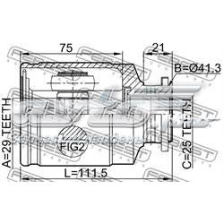 Compre 28093AC030 Subaru Junta homocinética interna dianteira