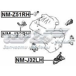 Coxim (suporte) direito de motor NMJ32RH Febest