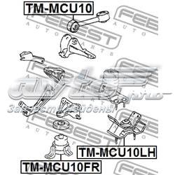  Coxim (suporte) dianteiro de motor Lexus RX 300 SUV (MCU15) (2000 - 2003) 300