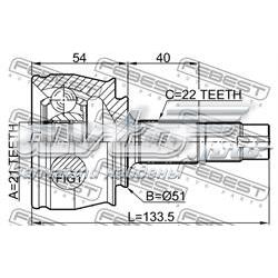 Junta homocinética externa dianteira Fiat/Alfa/Lancia 46308337 preço, a partir de 28,35 USD