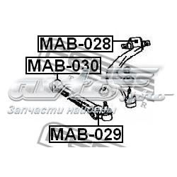 Bloco silencioso dianteiro do braço oscilante inferior MR296298 Mitsubishi