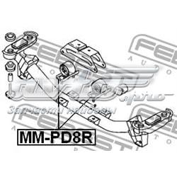 MR112168 Mitsubishi Coxim (suporte) traseiro de motor