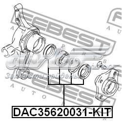 Rolamento de cubo traseiro DAC35620031KIT Febest