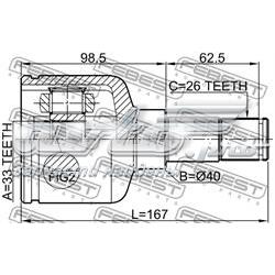 Junta homocinética interna dianteira esquerda Ford 1447555 preço, a partir de 47,64 USD