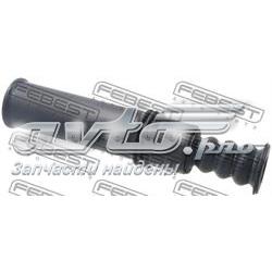 Pára-choque (grade de proteção) de amortecedor traseiro + bota de proteção Metalcaucho 02193