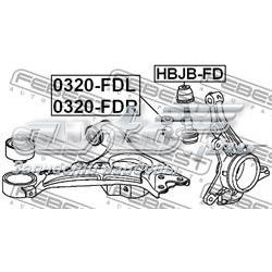 Compre HBJBFD Febest Bota de proteção de suporte esférico inferior