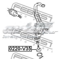 Suporte de esfera inferior 0220V35 Febest