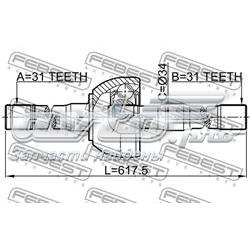 Semieixo (acionador) dianteiro direito Nissan/Infiniti 39100VB001 preço, a partir de 63,79 USD