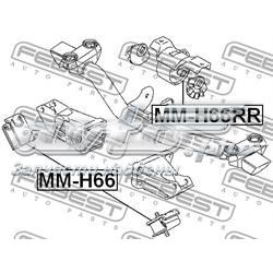 Coxim (suporte) traseiro de motor Metalcaucho 57345 preço, a partir de 38,00 USD