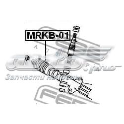 MB266165 Mitsubishi Bota de proteção direita do mecanismo de direção (de cremalheira)