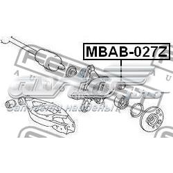 Bloco silencioso do pino de apoio traseiro MBAB027Z Febest