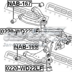 Suporte de esfera superior 0220WD22UF Febest