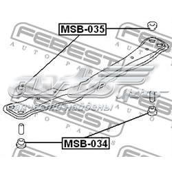 Bucha de viga longitudinal dianteira de motor MR198875 Mitsubishi