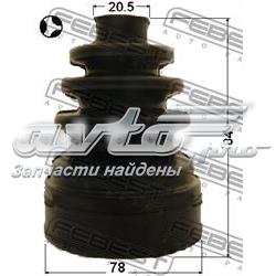 Bota de proteção interna de junta homocinética do semieixo dianteiro 31256013 Volvo