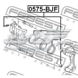 Kit de reparação de suporte do freio dianteiro 0575BJF Febest