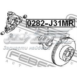 Cubo traseiro 0282J31MR Febest