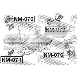 Compre NM076 Febest Coxim (suporte) esquerdo de motor