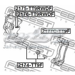 Kit de reparação de suporte do freio dianteiro VAG 2E0698647A